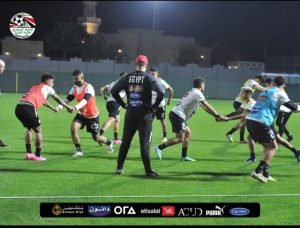 المنتخب الأوليمبي يؤدى تدريبا خفيفا استعدادا لودية العراق