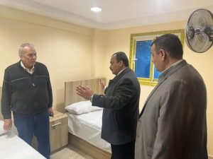 نائب رئيس جامعة بنها لشئون التعليم والطلاب يتفقد فندق الجامعة