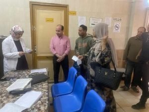 وكيل وزارة الصحة يجري جولة مرورية مفاجئة بادارة بنها
