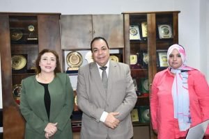 "عبد الواحد" و"شفيق" يبحثان سبل تعزيز التعاون المشترك