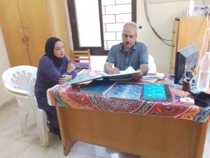 متابعة مدير إدارة شبين القناطر لمركز شباب الشيخة سالمة