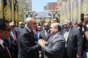 وضع حجر أساس إنشاء مبنى جديد لهيئة قضايا الدولة بمدينة بنها