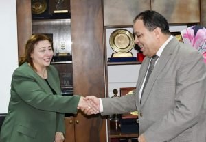 "عبد الواحد" و"شفيق" يبحثان سبل تعزيز التعاون المشترك