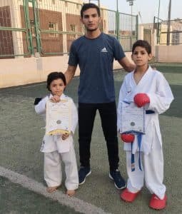 ابطال مصر المستقبل في لعبه الكاراتيه