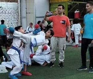ابطال مصر المستقبل في لعبه الكاراتيه