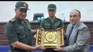 اللواء الدكتور سمير فرج.. يلبي دعوة الفريق أشرف زاهر مدير الأكاديمية العسكرية المصرية